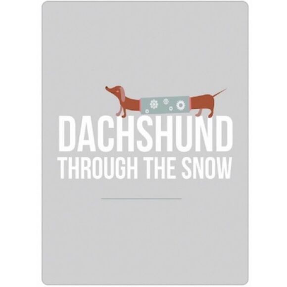 “Dachshund Through the Snow” Magnet - Picture 2 of 4